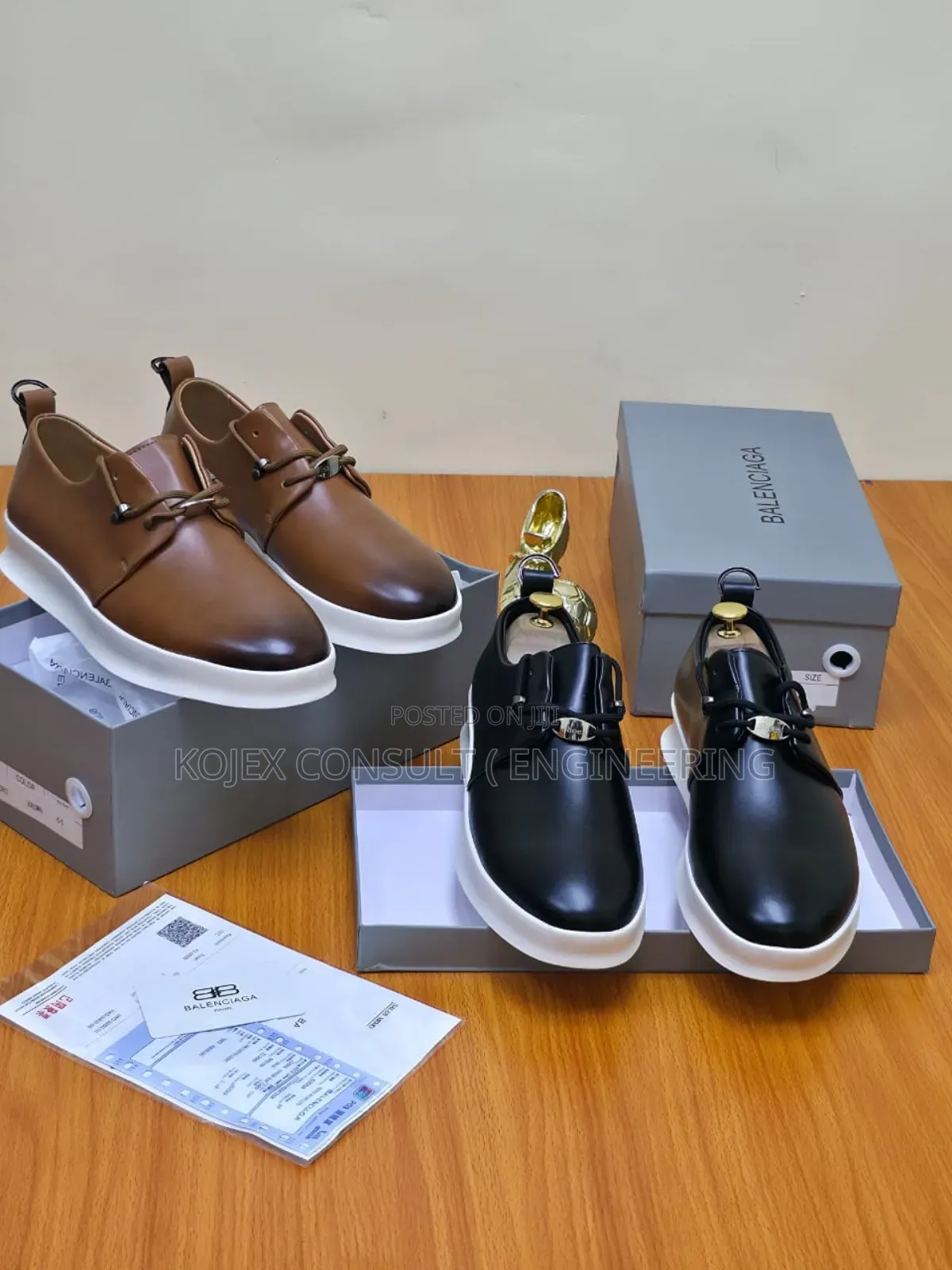 Balenciaga Laced Corporate Loafers
