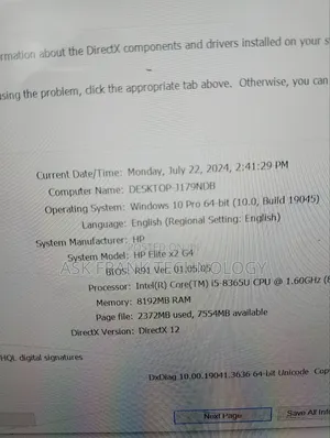 Laptop HP Elite X2 1013 G4 8GB Intel Core I5 SSD 128GB