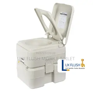 Portable Flushing Toilet – Indoor/Outdoor Best For Elderly, Patients