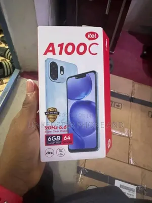New Itel A100C 64 GB Black