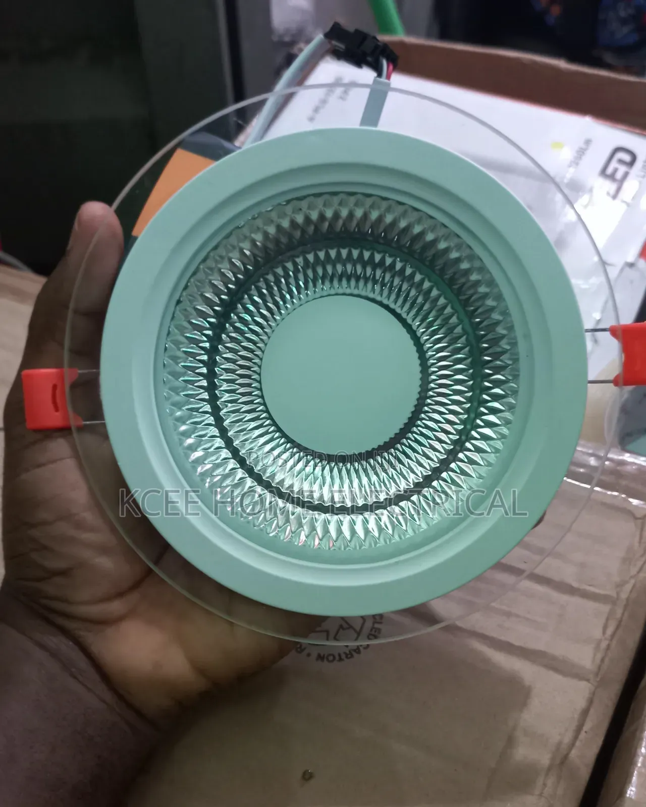 6w Pop Glass Recessed Light, Bright and Energy-Saving