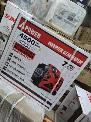 Imported Ipower Inverter Soundproof Petrol Gen 4.5kva Low Fuel Consump