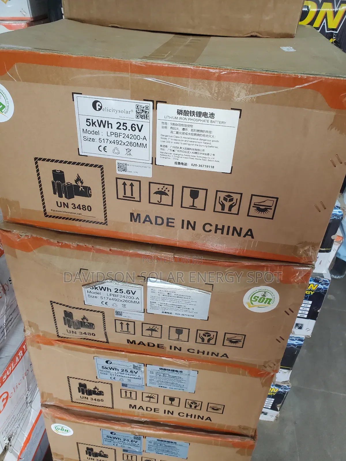 5kwh 24v Felicity Lithium Ion Battery