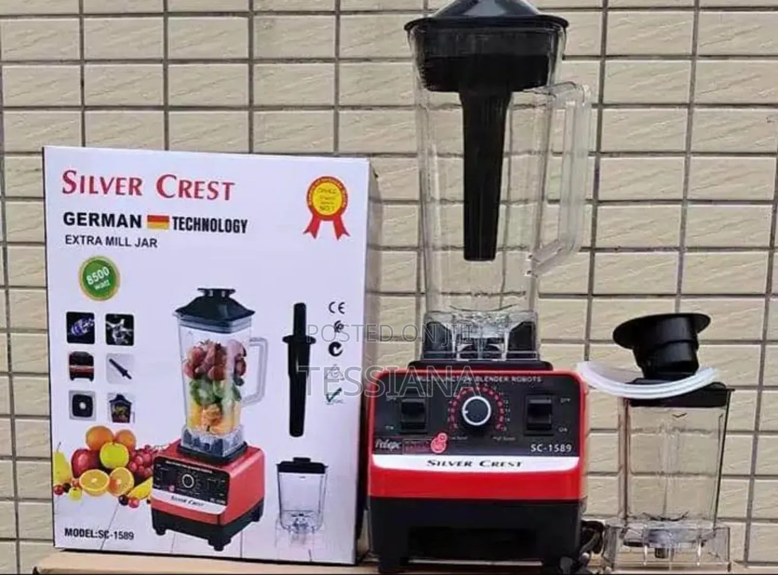 Silver Crest Double Cup Multi-Purpose Blender (8500w)