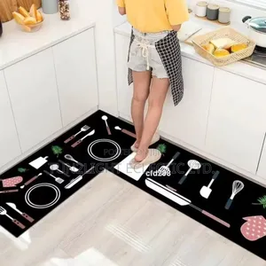 Vikama 2 Piece Kitchen Mat Water Proof