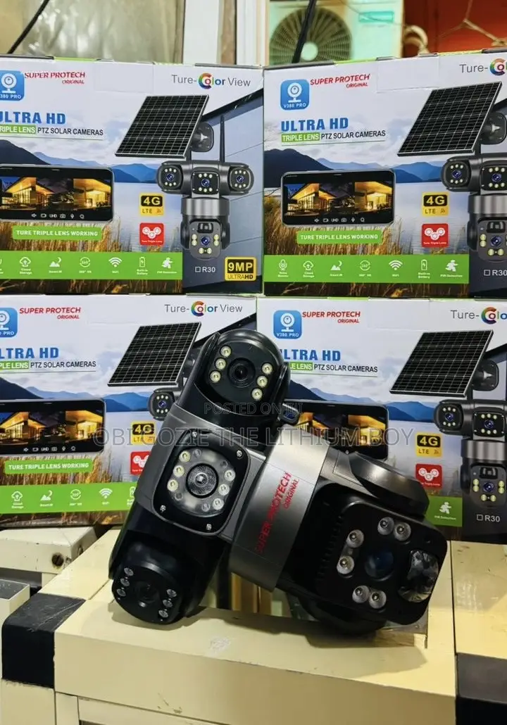 Triple Lens Solar Camera Available. Best Solar Camera Importer