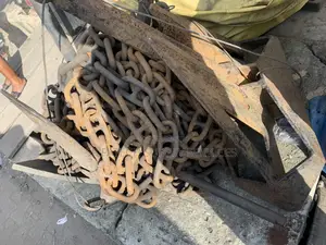 Original Ship Anchor and Anchor Chain