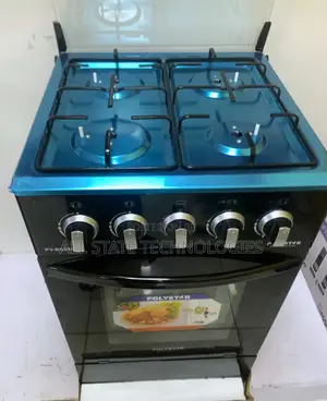Polystar Pv-8555g4a Luxury Standing Gas Oven With 4 Burners