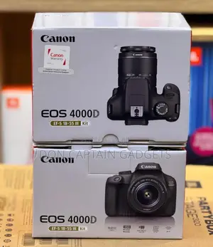 Canon Eos 4000d DSLR Camera Ef-S 18-55 Mm F/3.5-5.6 Iii Lens