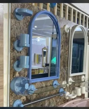 7pcs Bathroom Accesdories With Mirror