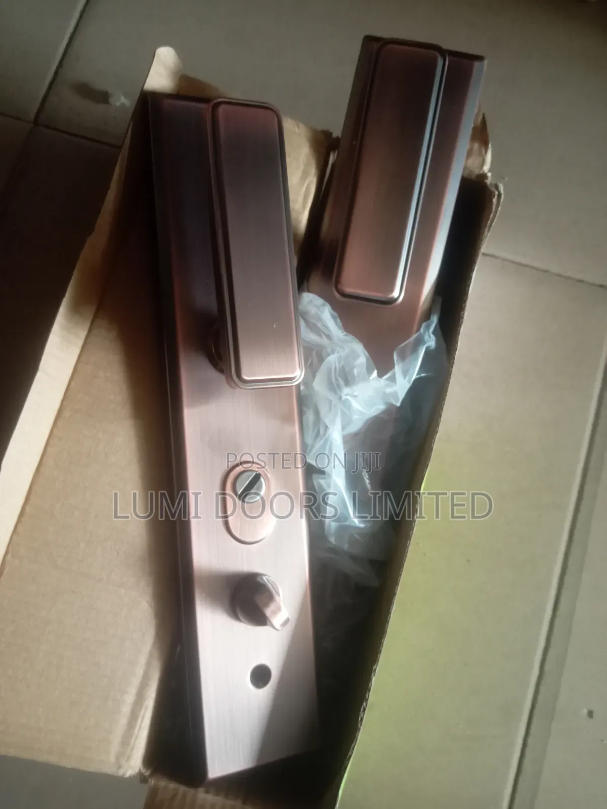 Big Solid Security Door Lock Handle Set