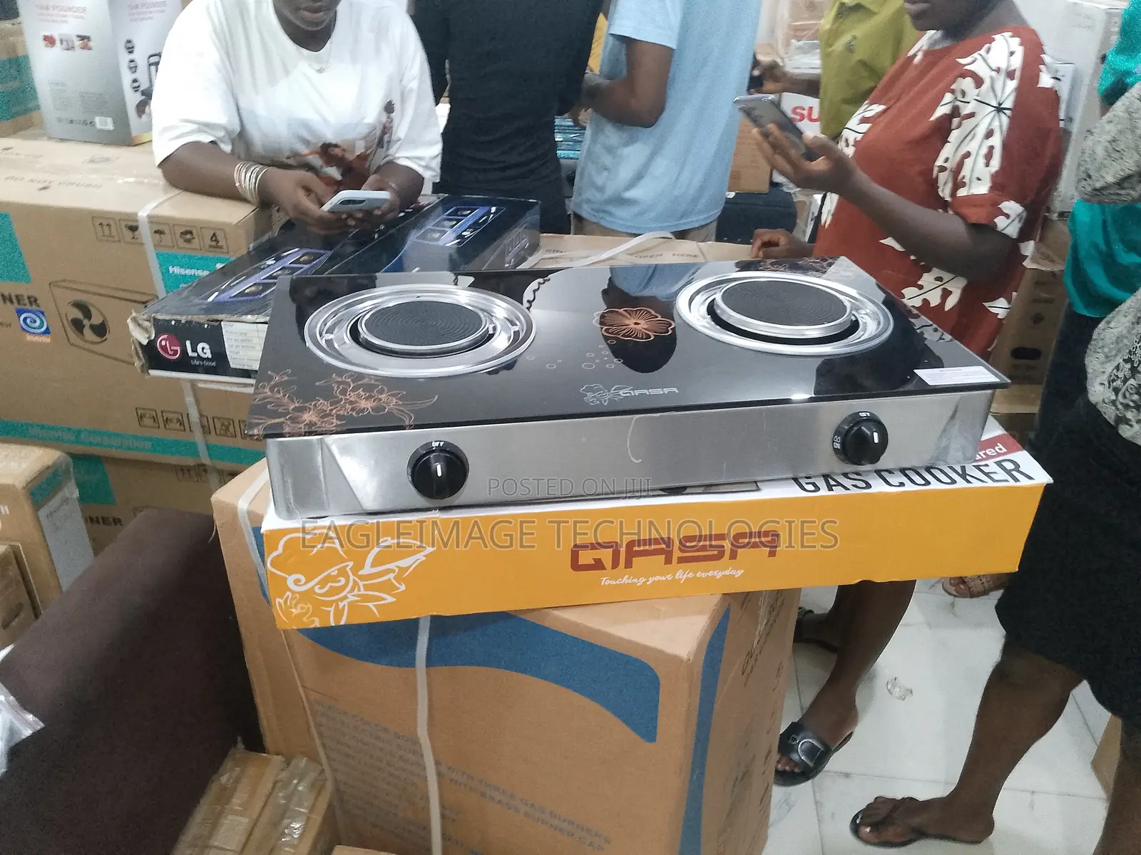 New Arrival Qasa 2 Burner – Auto Ignition + Grill