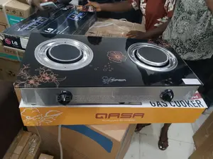 Qasa 2 Burner Gas Cooker – Strong Iron Body (New)