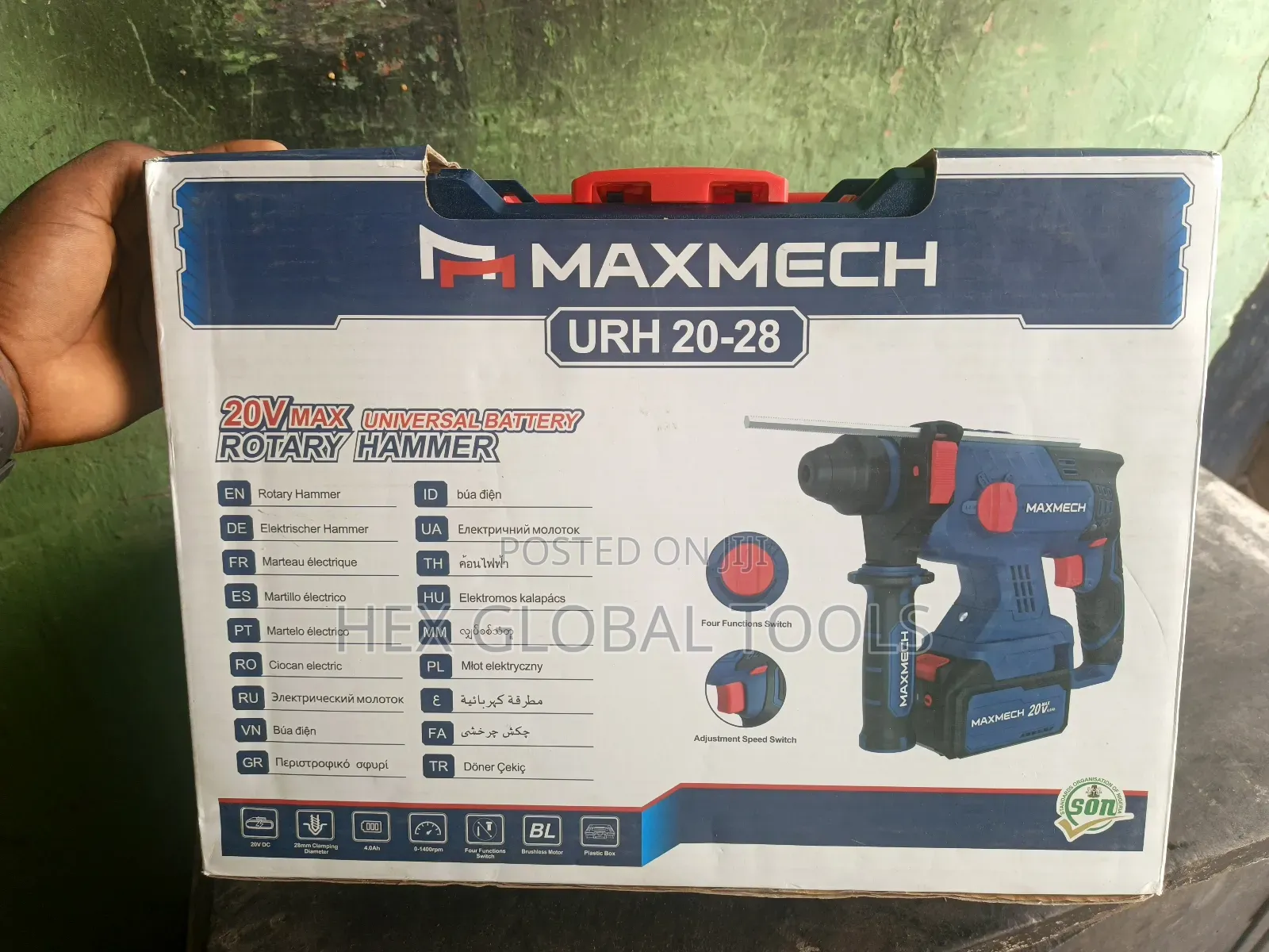 20v Maxmech Cordless Rotary Hammer Machine