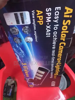 2in1 Solar Light and Triple Lens CCTV Camera