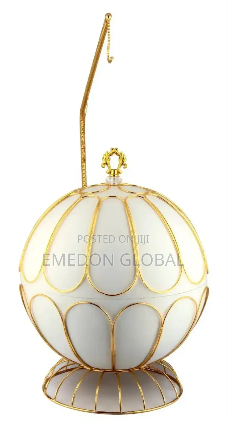 8l Luxury Round Gold Hanging Chafing Dish
