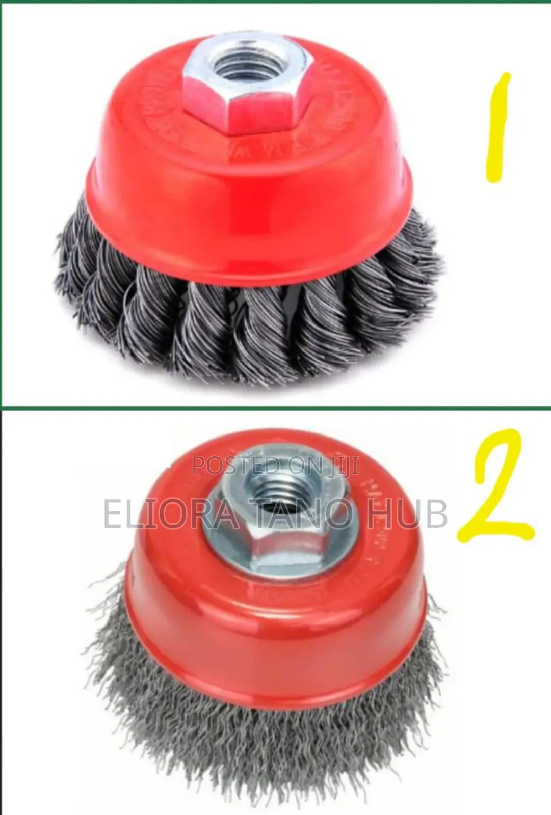 4" Twisted Wire Cup Brush