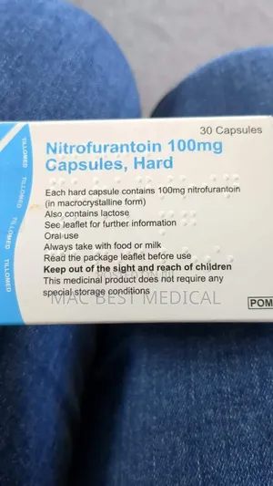 Nitrofurantoin 100mg Capsules