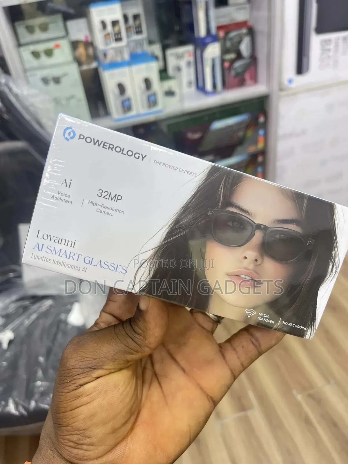 Powerology Ai Smart Glasses ( Lovanni ) With Voice Assistant