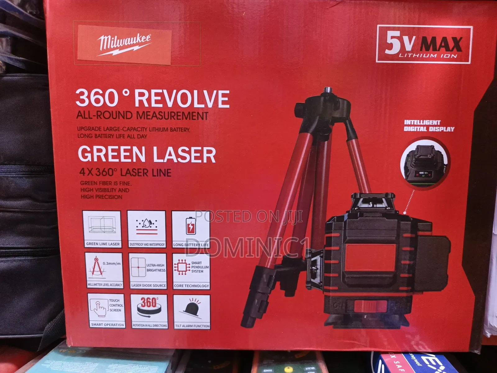 Milwaukee 360° Green Laser Level.