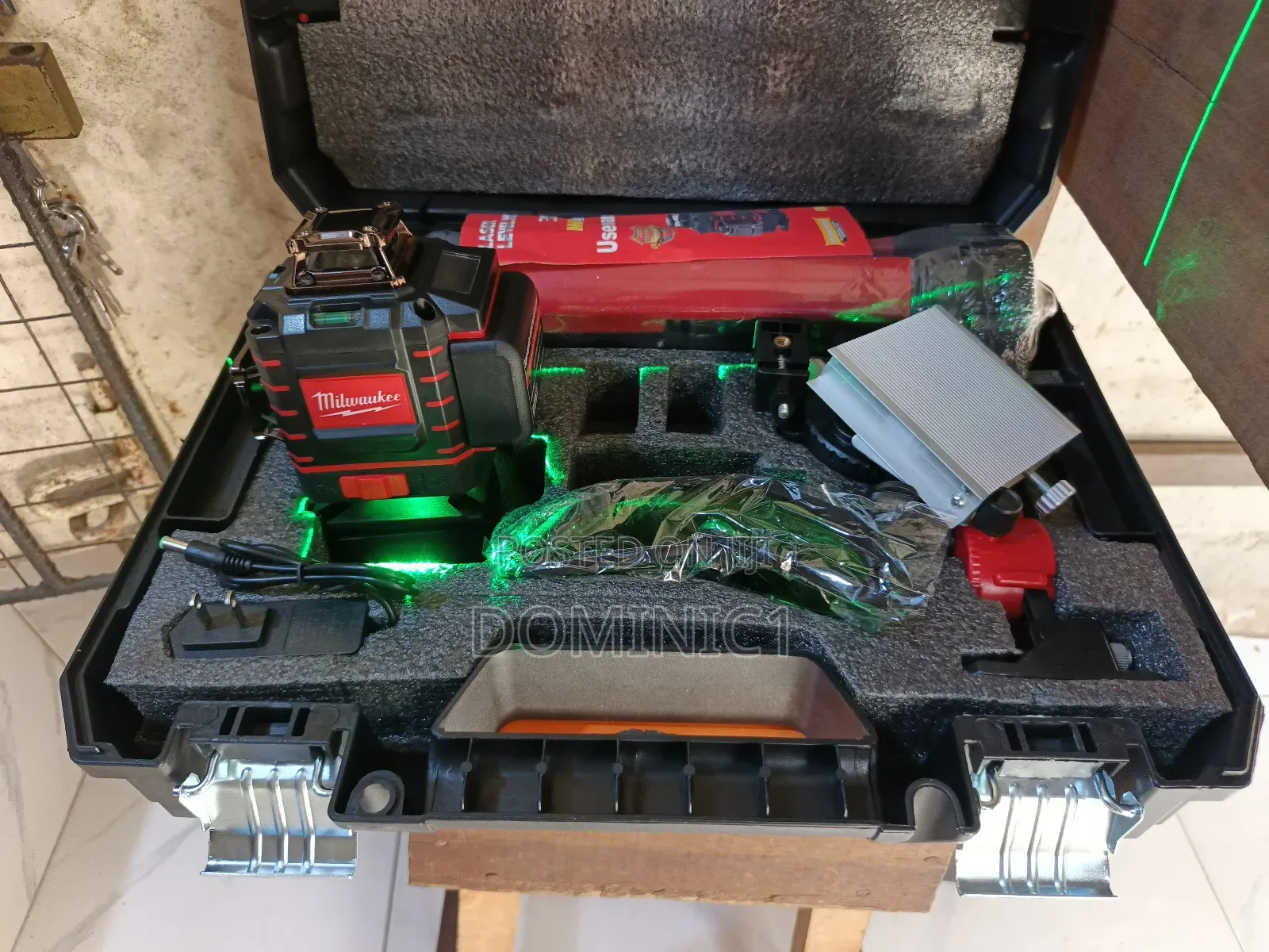 Milwaukee 360° Green Laser Level.