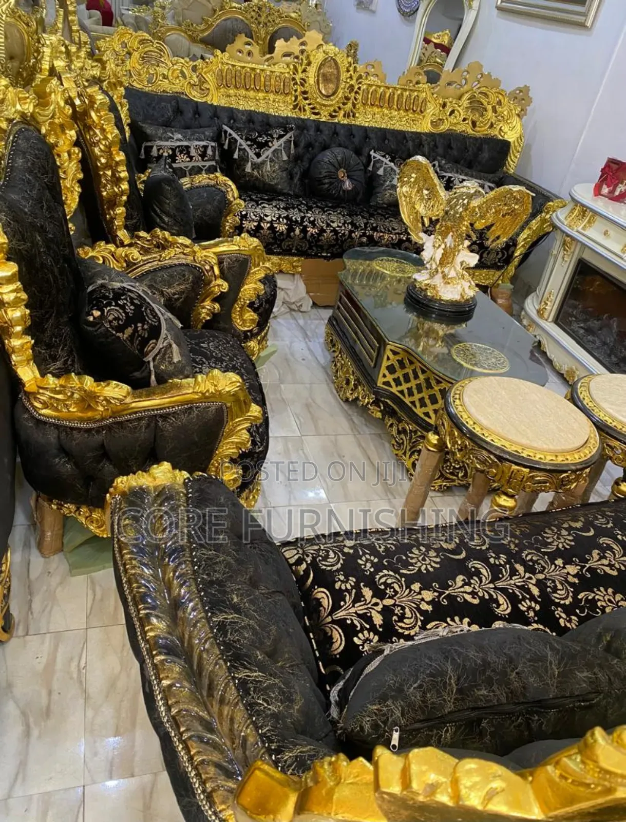 Luxury Egyptian Sofa Set