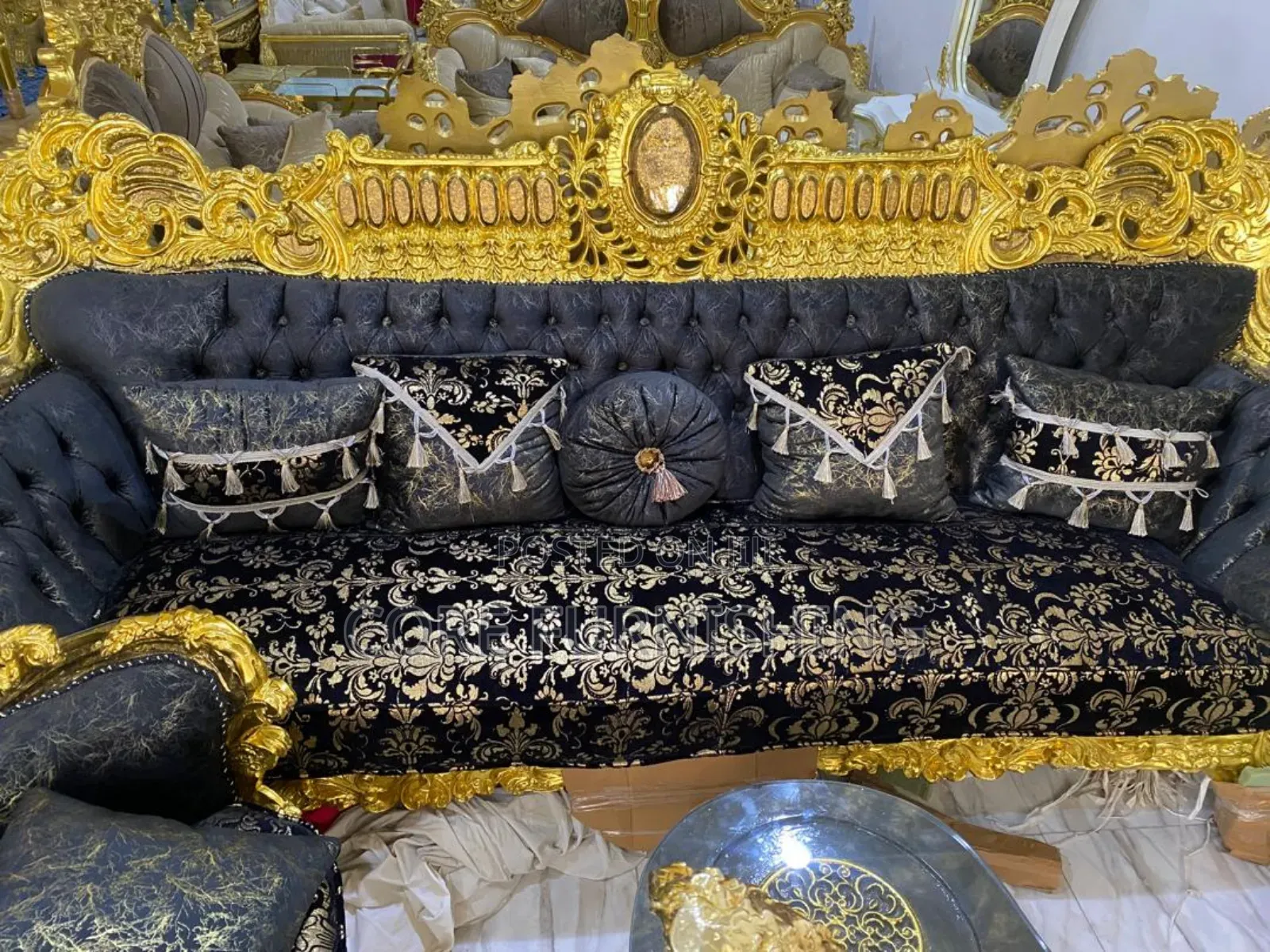 Luxury Egyptian Sofa Set