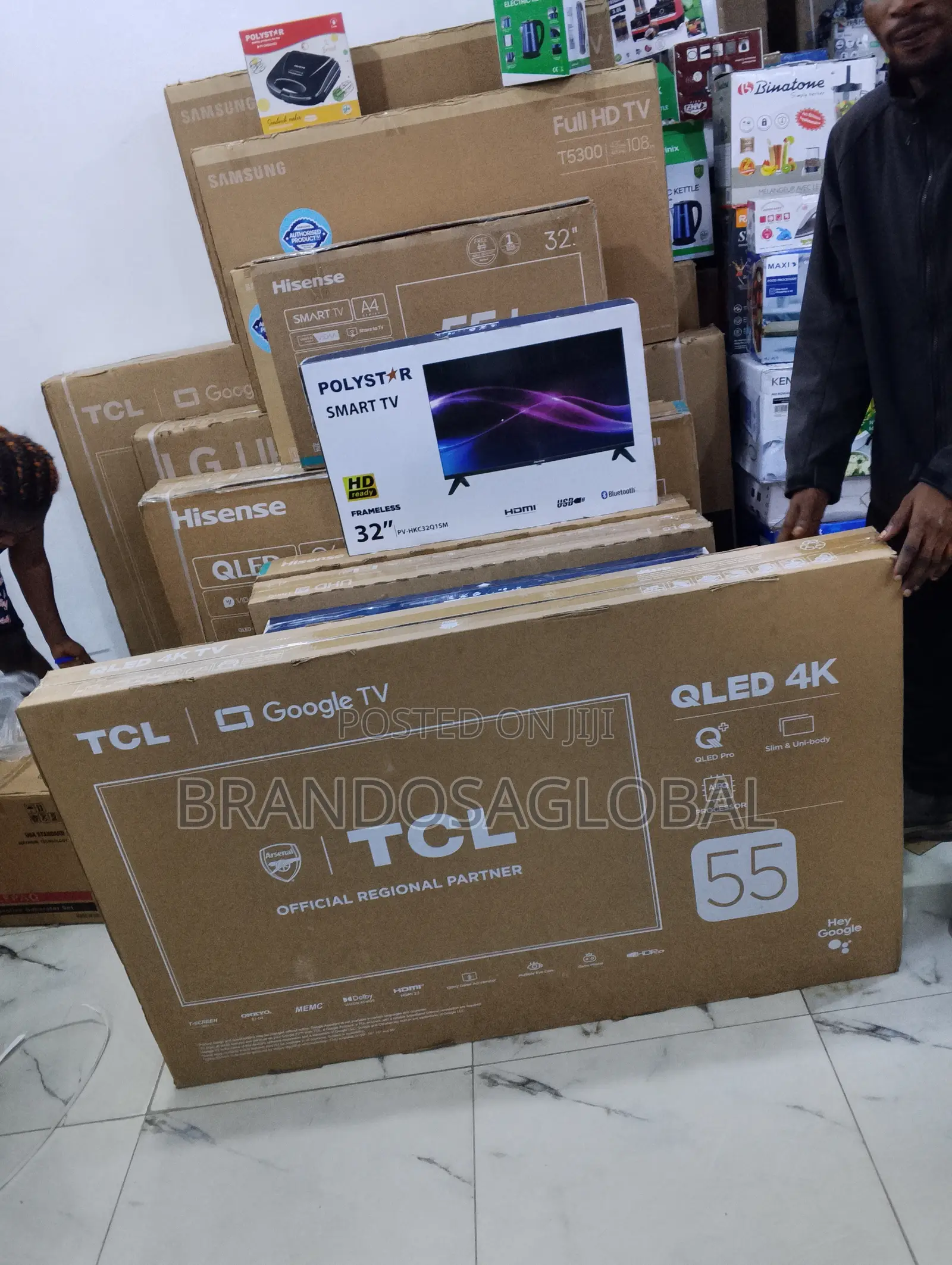 TCL 55c655 55” Smart Qled With Google Voice Control