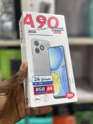 New Itel A90 64 GB Black
