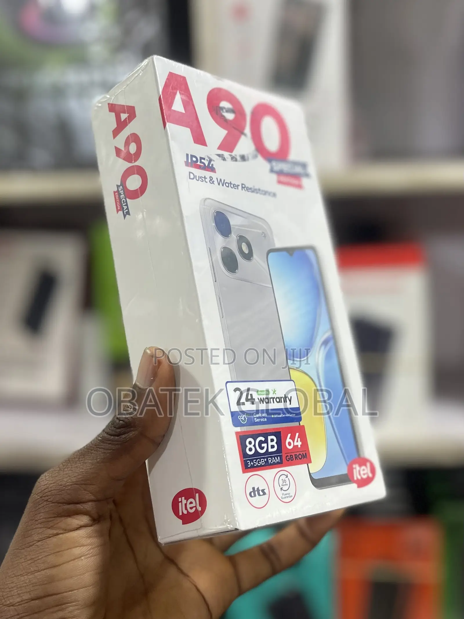 New Itel A90 64 GB Black