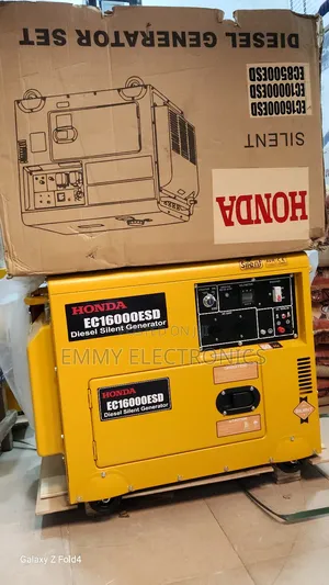 Complete 10.5kva Honda Diesel Soundproof Gen 1years Wty 100% Copper