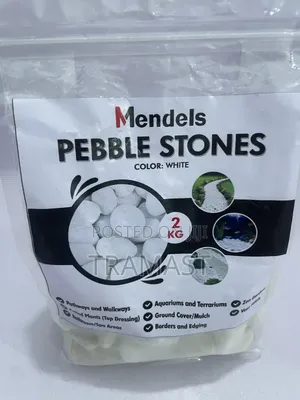 White Pebble Stones - Premium Quality (2kg Bag) Bulk Supply Available