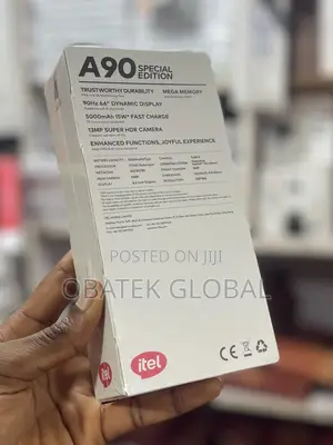 New Itel A90 64 GB Black