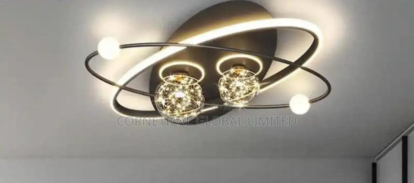 Modern Nordic Crystal Led Ceiling Pop Light