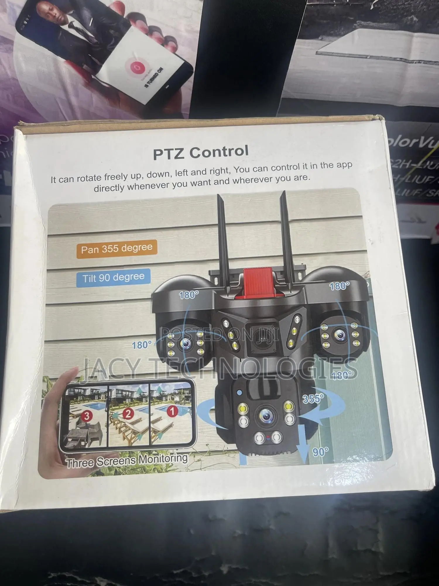 Triple Solar PTZ Camera