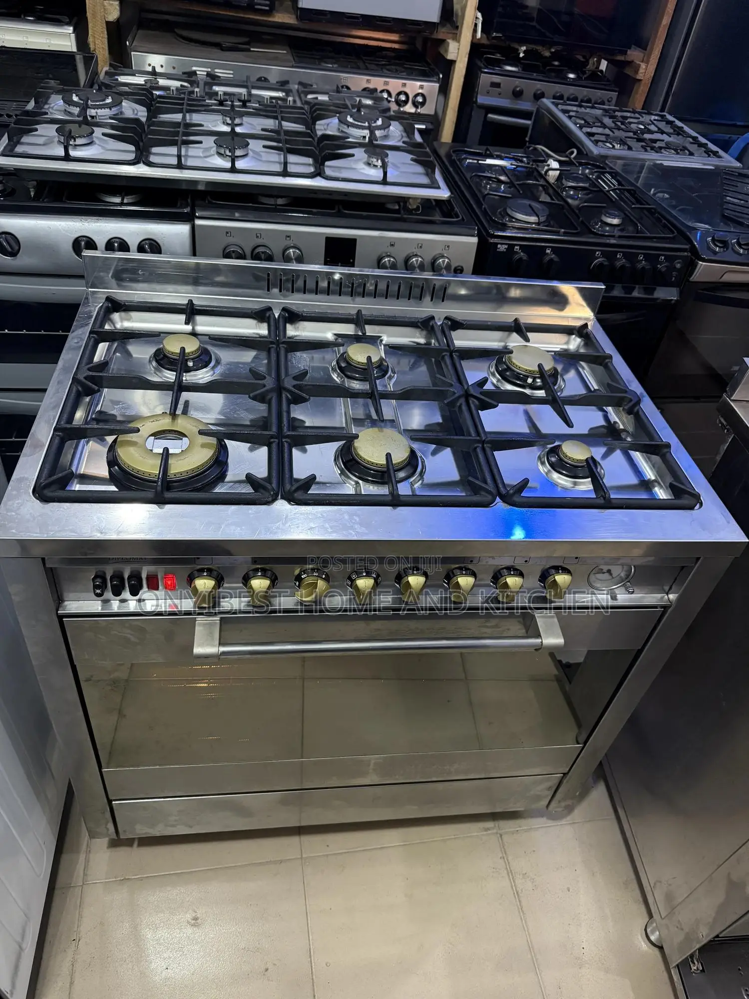 Diplomat 6bunners Standing Gas Cooker