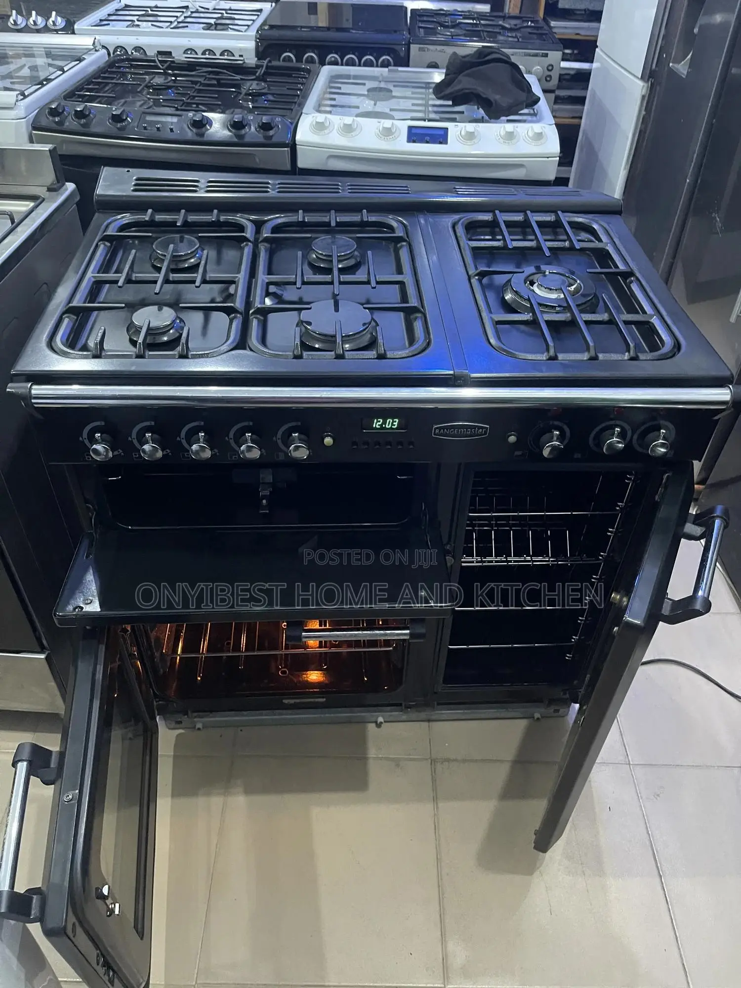 Rangemaster 5bunners Standing Gas Cooker