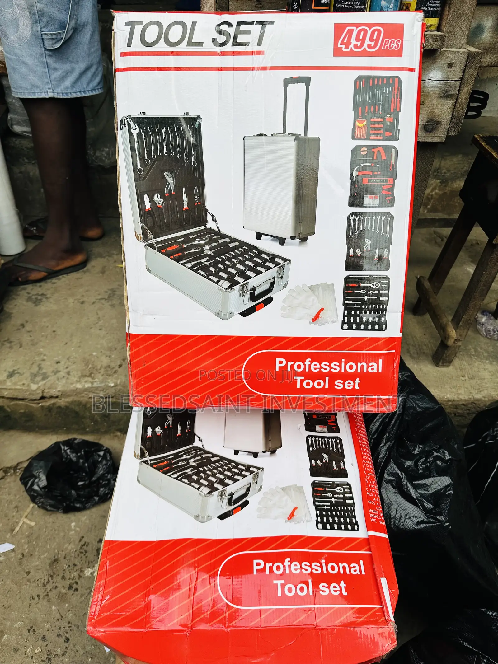 499 Tools Set Professional Tools Box