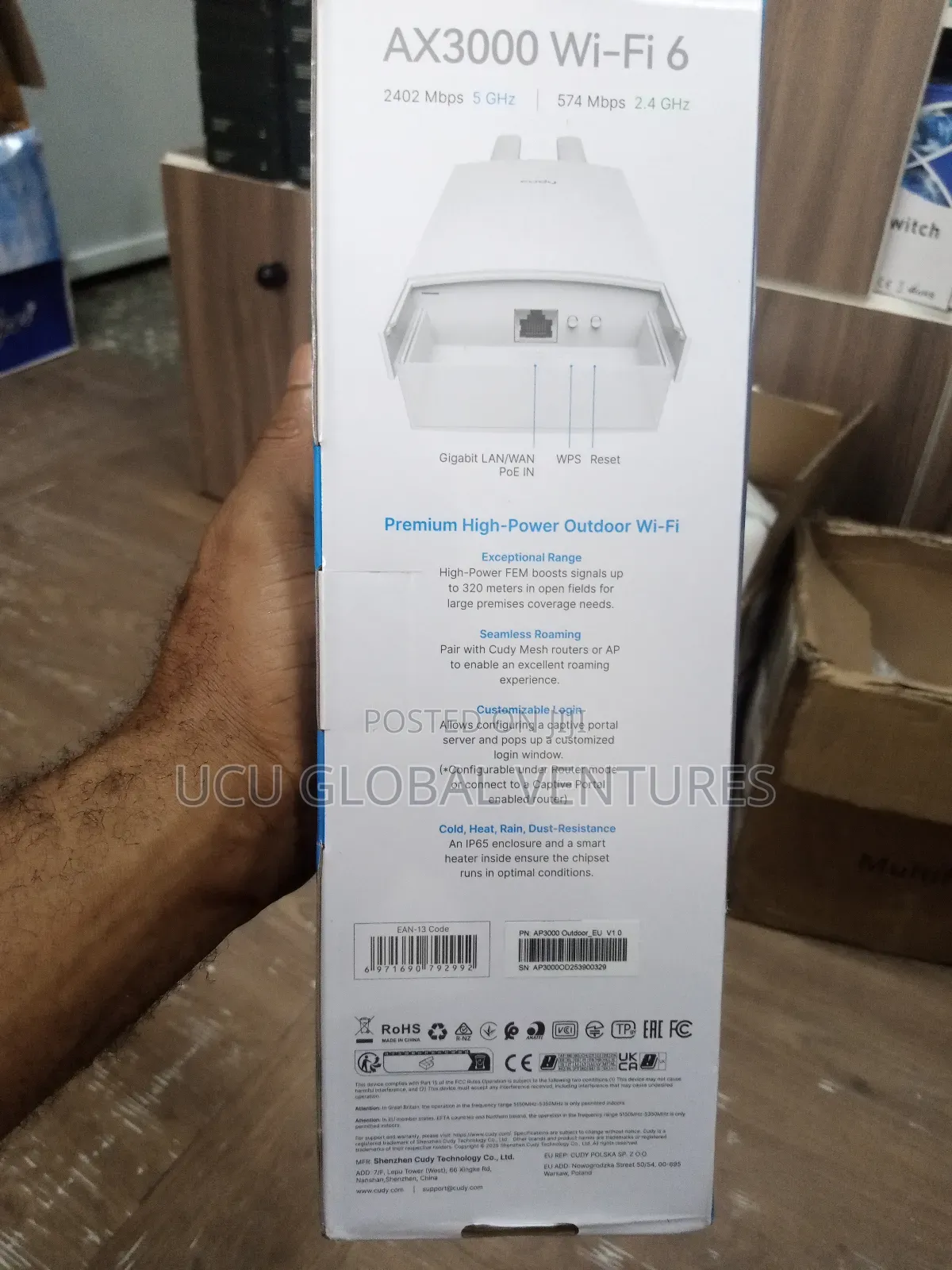 Cudy Ax3000 High-Power Outdoor Access Points