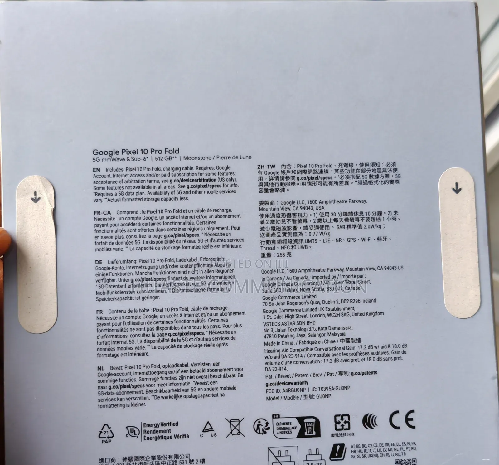 New Google Pixel 10 Pro Fold 512 GB Blue
