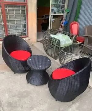 Outdoor Rattan Set With Glass Top Table for Me and You.