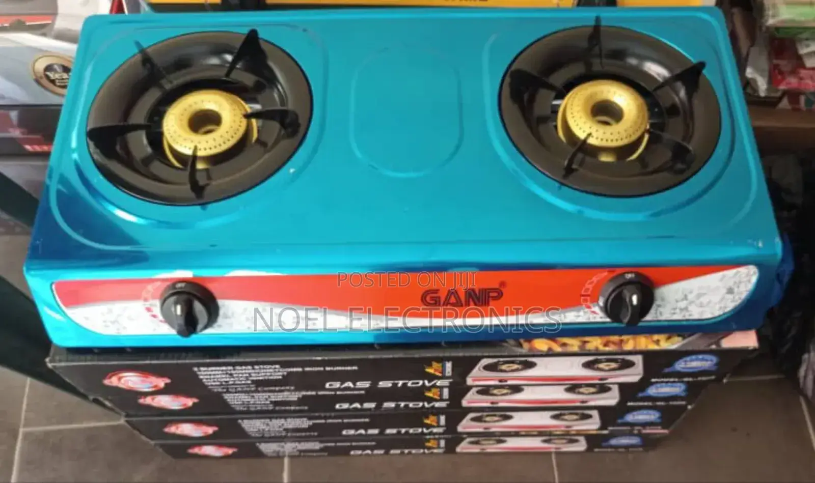 Ganp Double Burner Table Top Gas Stove