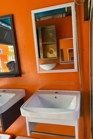 Mini Bathroom and Dining Cabinet With Mirror