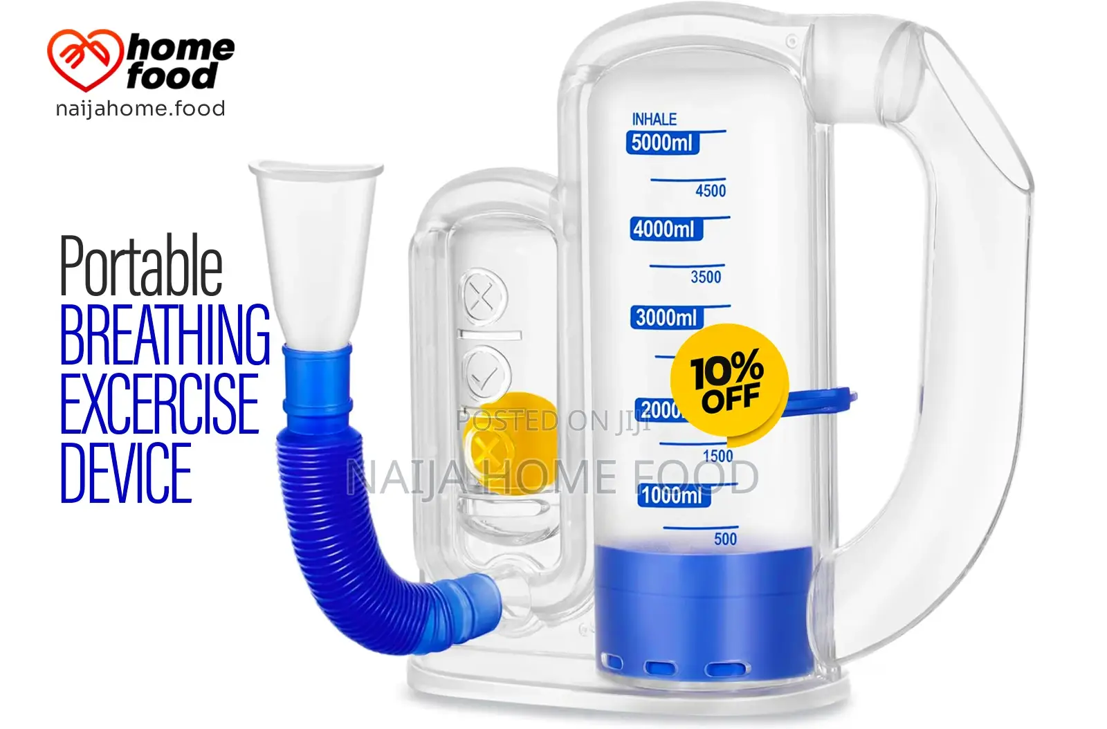 Portable Breathing Exercise Bottle