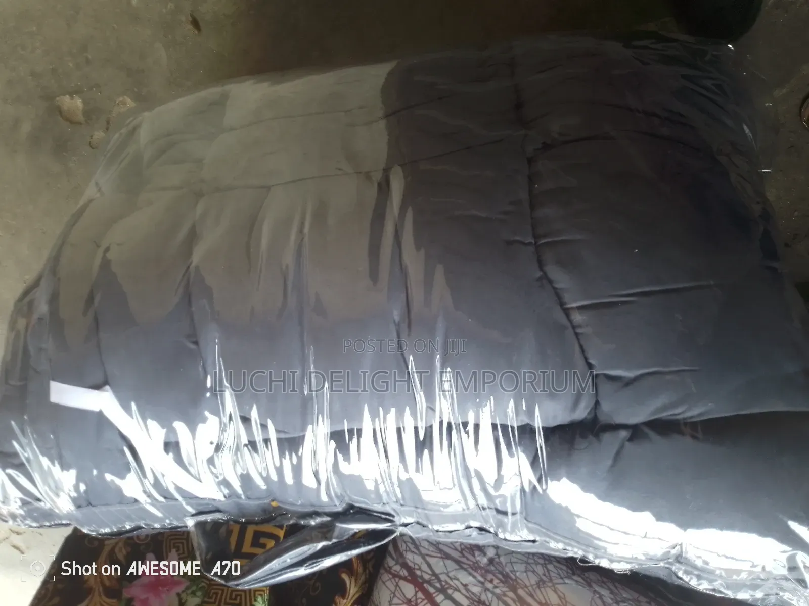 Quality Fiber Mattress Topper 7x7-Gray