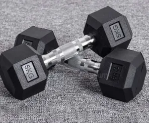 Professional 5kg Hexagonal Dumbbell Set 5kg(×2) {10kg Total}