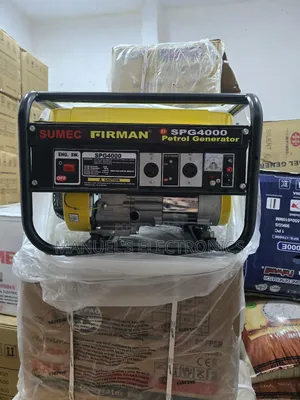 Brand New Sumec Firman Petrol Generator 100% Copper Coil 4kva