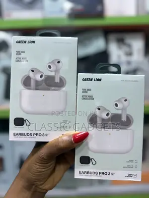 Green Lion Earbuds Pro 3 True Wireless Earbuds