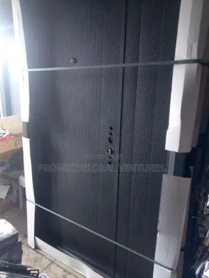 4ft Black Steel Door