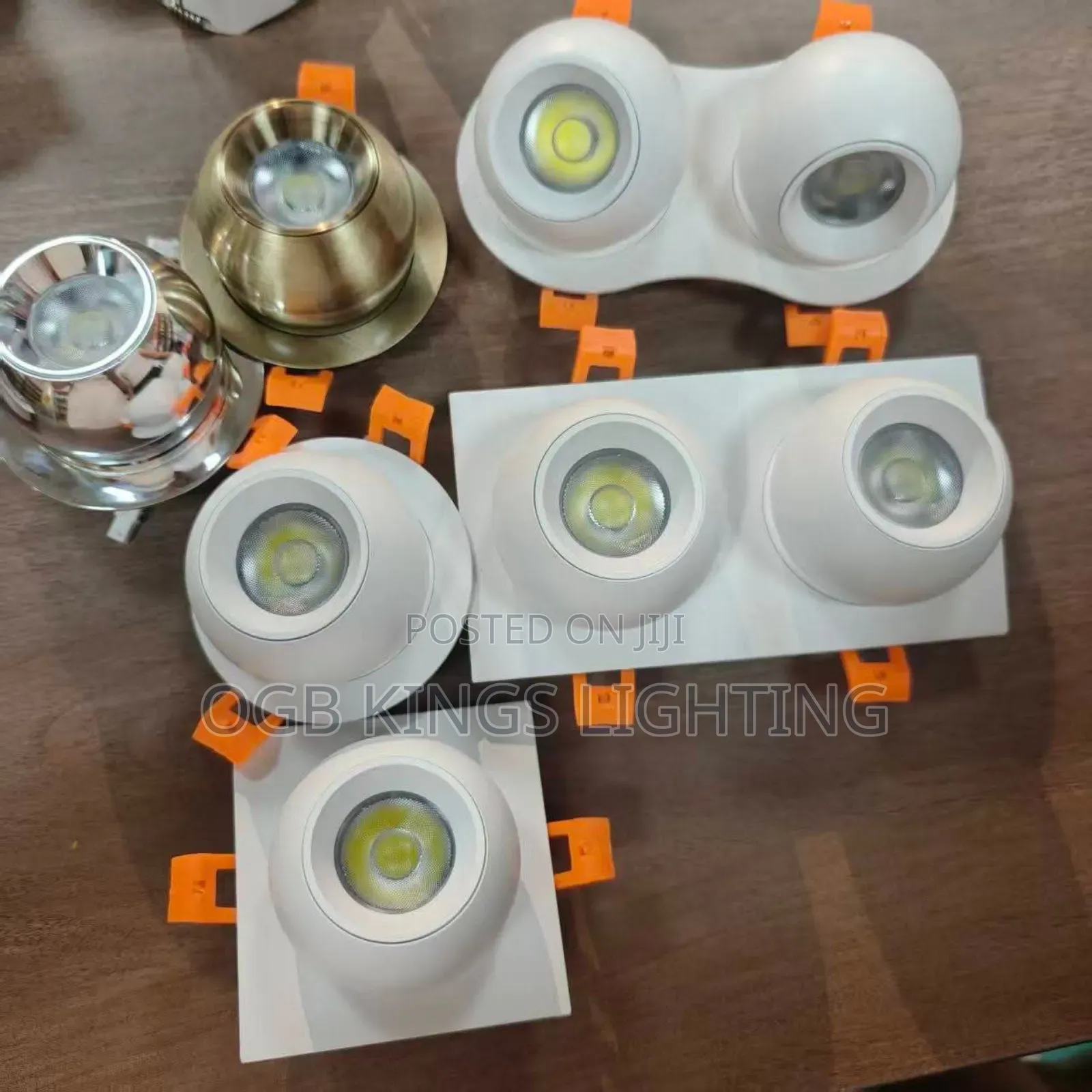 New Design Led Pop Ceiling Lamp Double Head Light